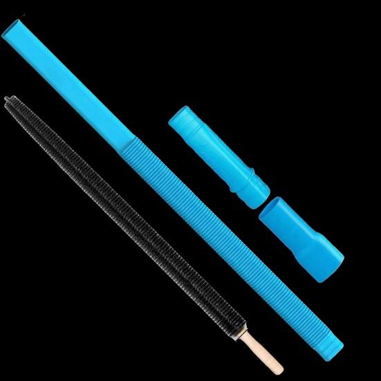 Elektrikli Süpürge Havalandırma Kanalı Temizleme Aracı Ergonomik Saplı Spiral Metal Fırça Başlıklı Esnek Hortum Elektrikli Süpürge Aksesuarı