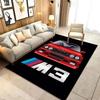 Classic Car Design Area Rug Vintage Style Carpet for Living Room and Bedroom Non-Slip Creative Floor Mat Home Decor Washable