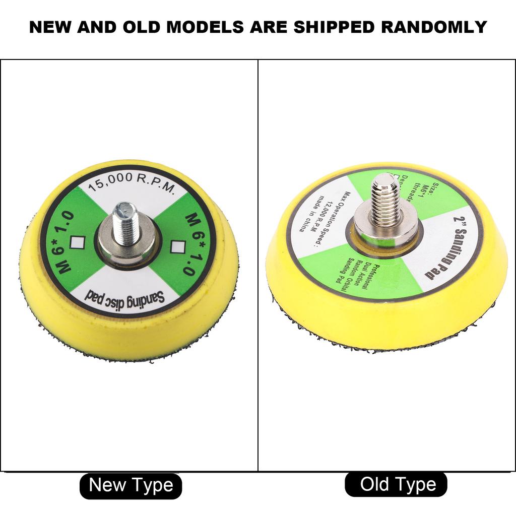 50mm/2in Air Sander Sanding Pad Grinding Polishing Sanding Disc Plates for Sandpaper Machine