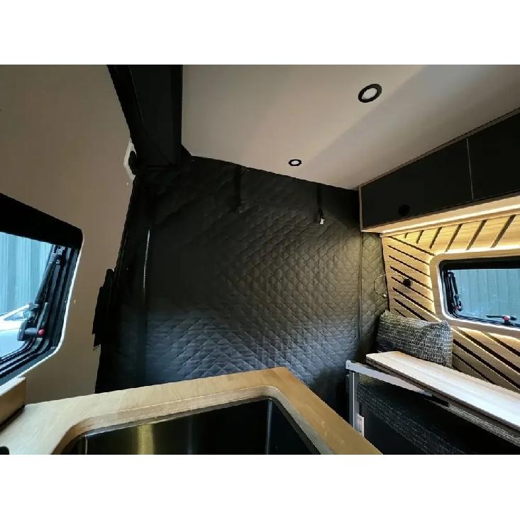 1ks Zateplený zatemňovací termokryt přepážky kabiny pro obytný vůz Fiat Ducato Peugeot Boxer Citroen Relay Ram Promaster Příslušenství pro obytné vozy