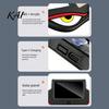 Outdoor Solar Car Lamp Devil Eyes Light Powered LED Dynamic Windshield Ambient USB-C Dual Charging Rechargeable Vehicle with Vibration And Sensor