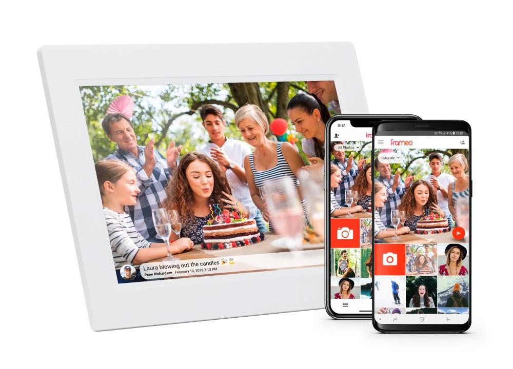 Cyfrowa Ramka na zdjęcia FRAMEO Wi-Fi Ekran dotykowy IPS 10" 16GB Denver PFF-1015W, Denver