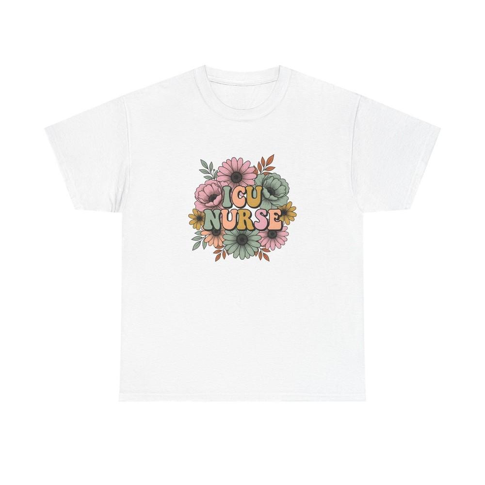 Blossom Bouquet Shirt Nurse Garden Gift Women Folk Tee Flower Arrangement
