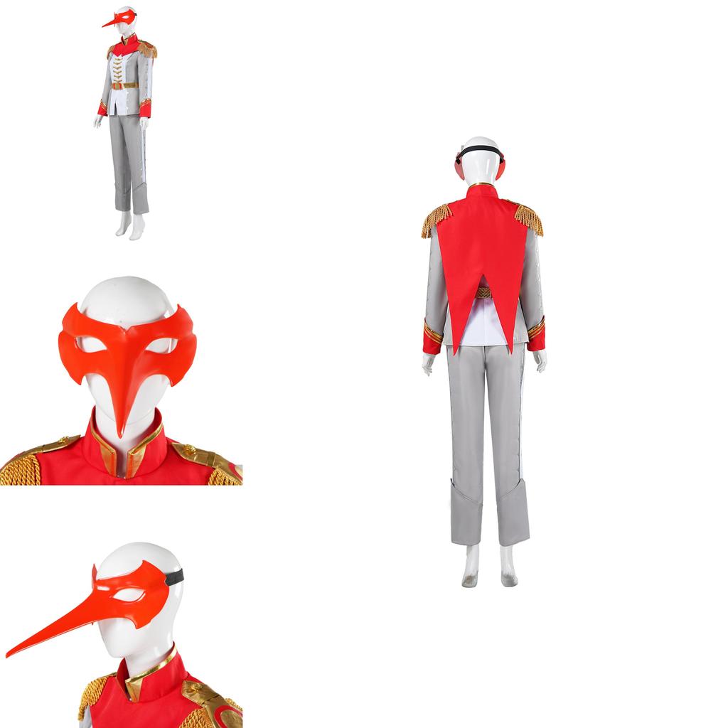 Persona 5 Akechi Goro Cosplay Costume Set With Mask For Anime Role Play