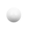 HANSWD Pearl Shift Pearl Gear Knob for Universal Custom Black with 3 Adapters for Japanese Vehicles Knob, Ball-Shaped AT/MT Vehicles, (Natural White)