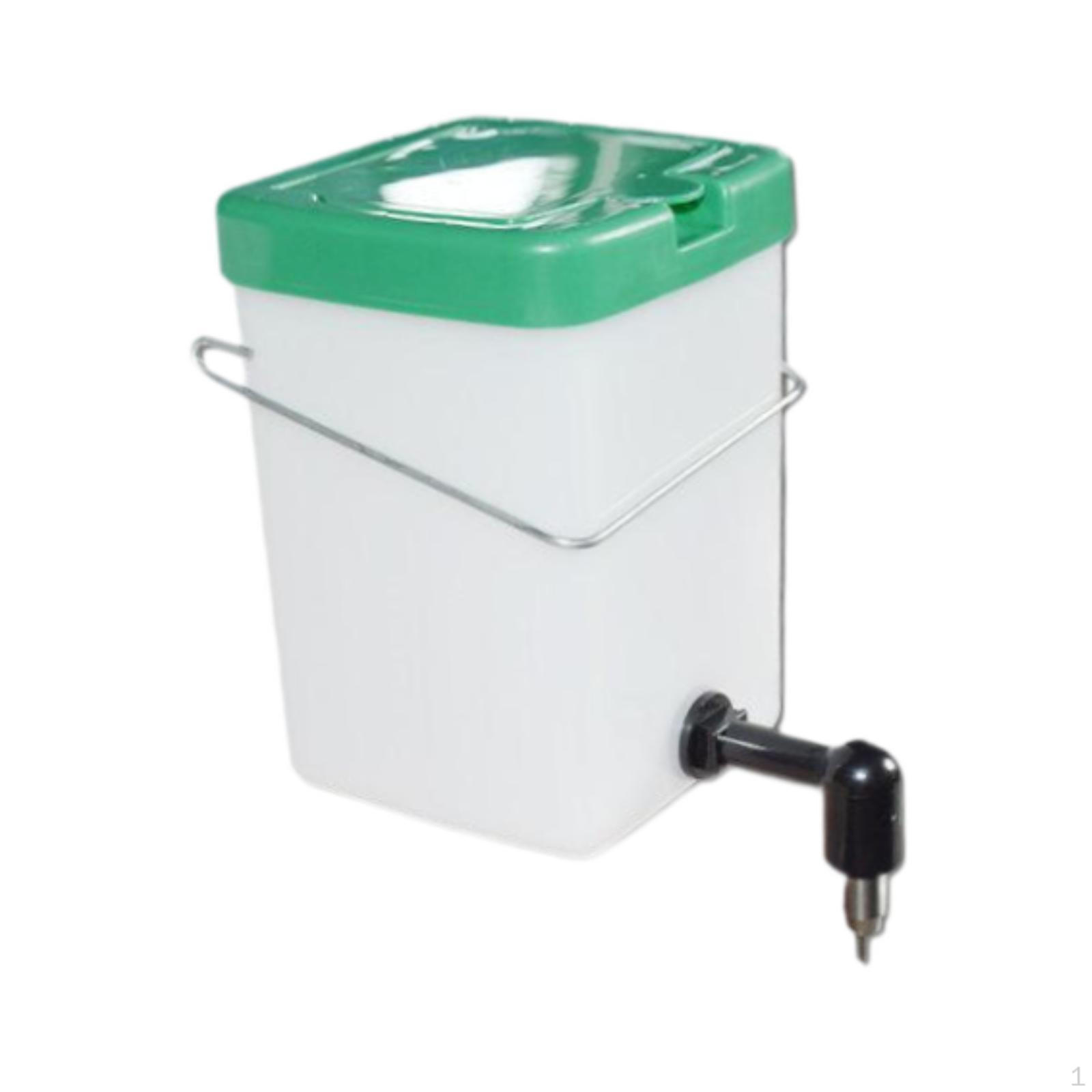 

Автоматическая поилка для кроликов, миска для питья, легко моется, с крышкой, можно повесить, диспенсер для воды для домашних животных 600ML