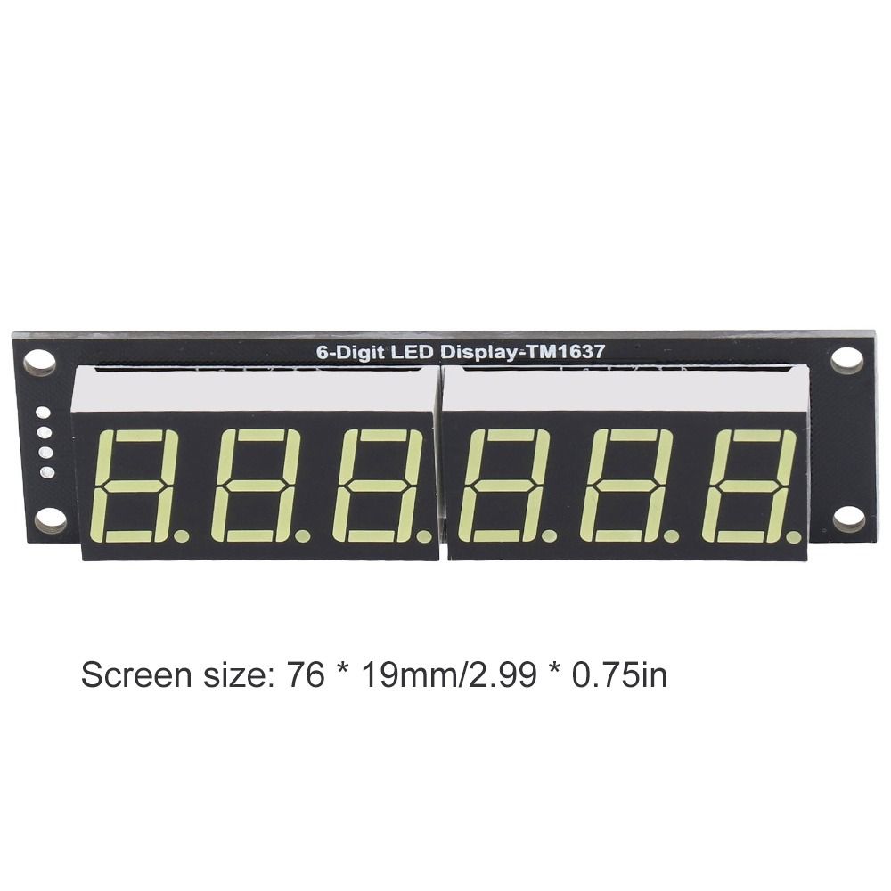 6 Digit 7 Segment Display Module TM1637 Digital Tube Module LED Display Digital Tube  Clock