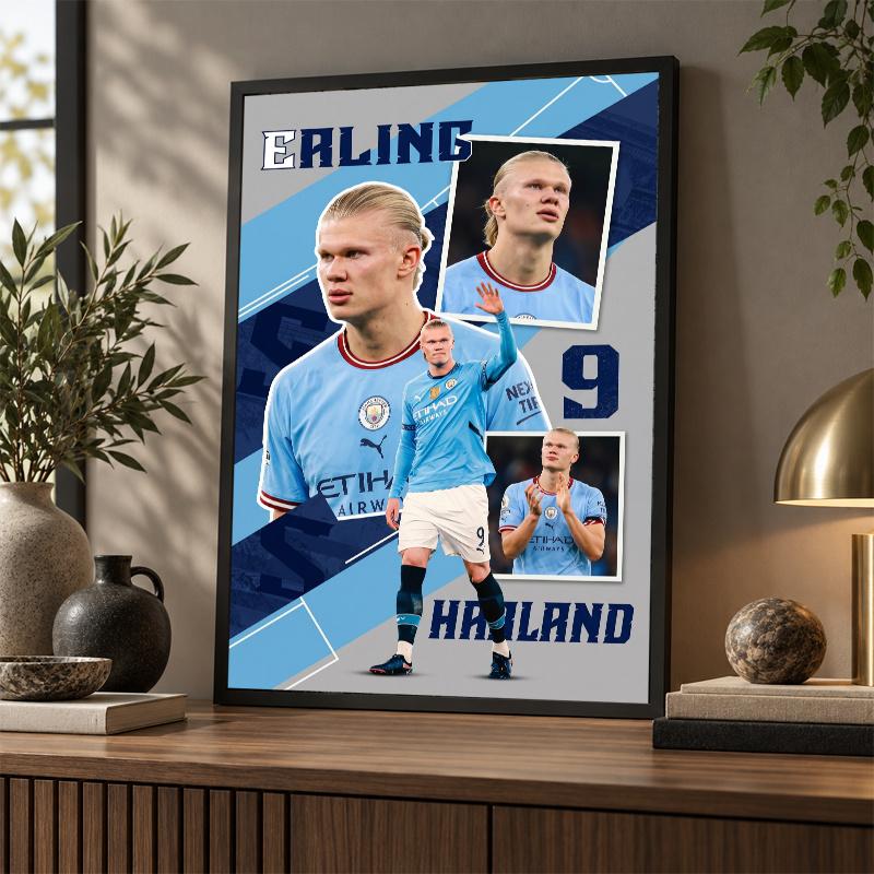 DIY 5D Diamond Painting Erling Haaland Full Drill Diamond Art Wall Decor Craft Kit