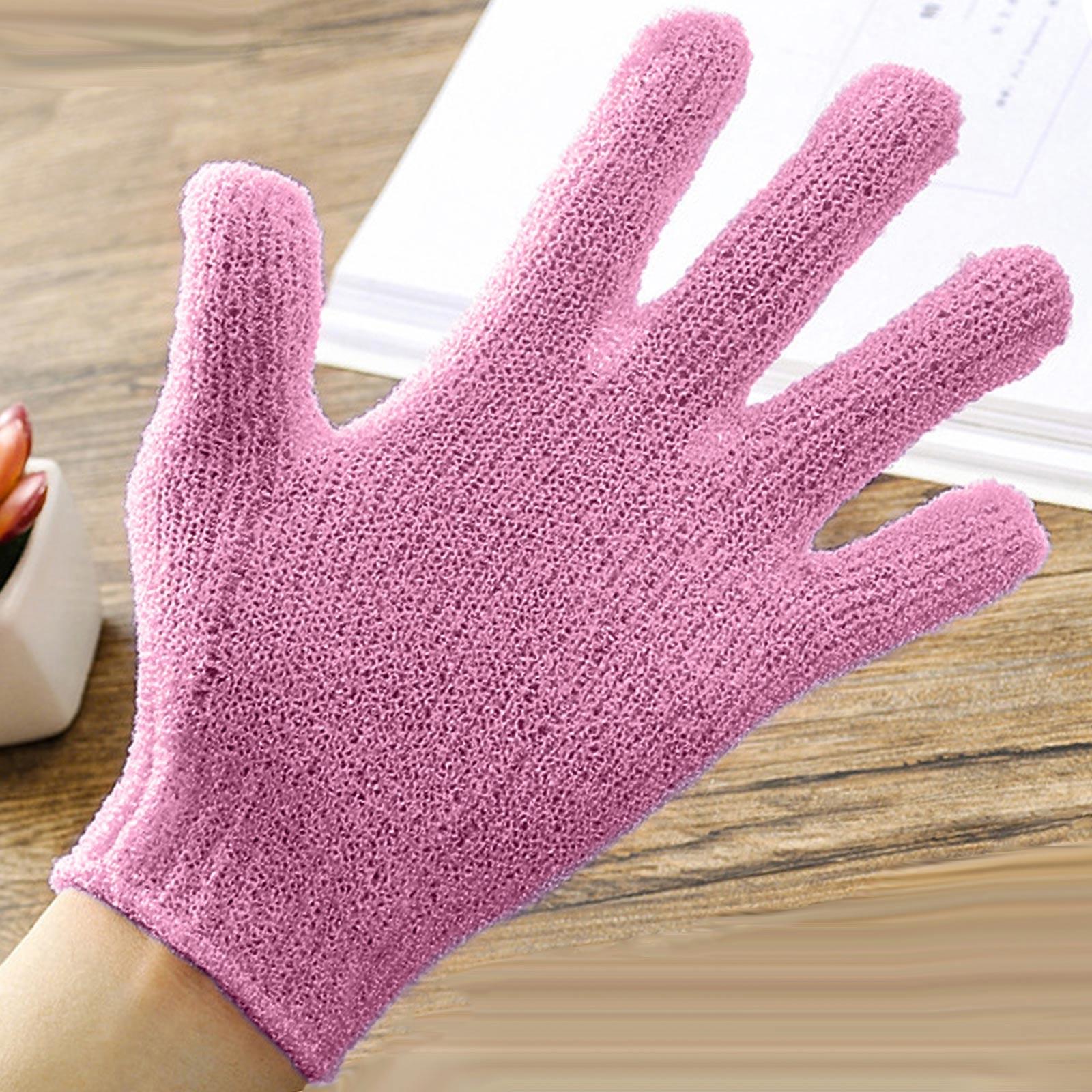 

Банные перчатки, массажные инструменты для чистой кожи, банное полотенце с пятью пальцами, руб. One Size розовый