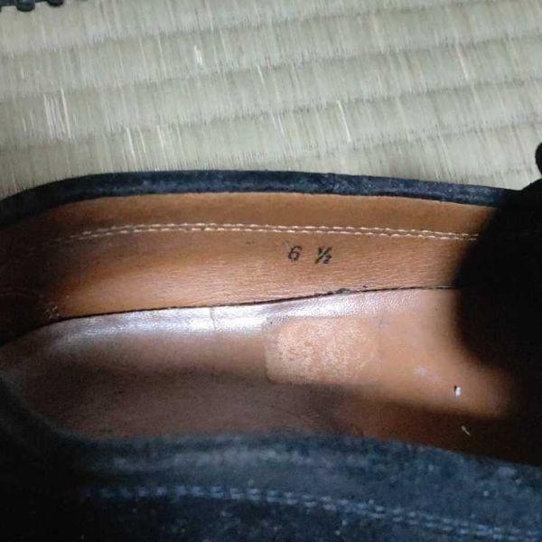 TOD'S Size 6.5 24.5 Suede Leather Coin Loafers Moccasins Slip On Vintage Vibram Sole Black(USED)