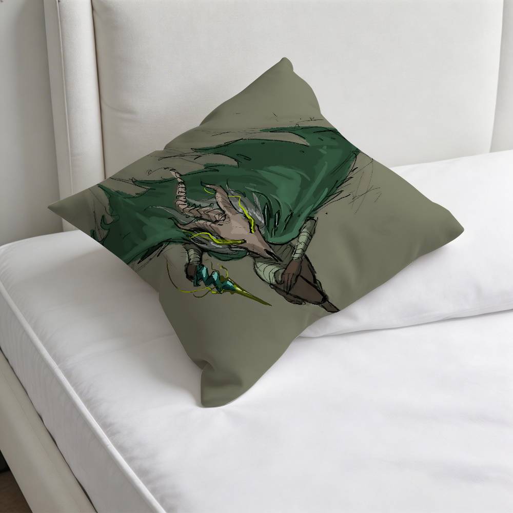 Hot Game SSlay the Spire Square Pillow Cover Decorative Throw Pillow Case for Sofa Couch Bed Home Car Living Room Decoration