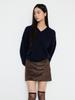 Kelidu Suede Leopard Shorts Skirt Pants