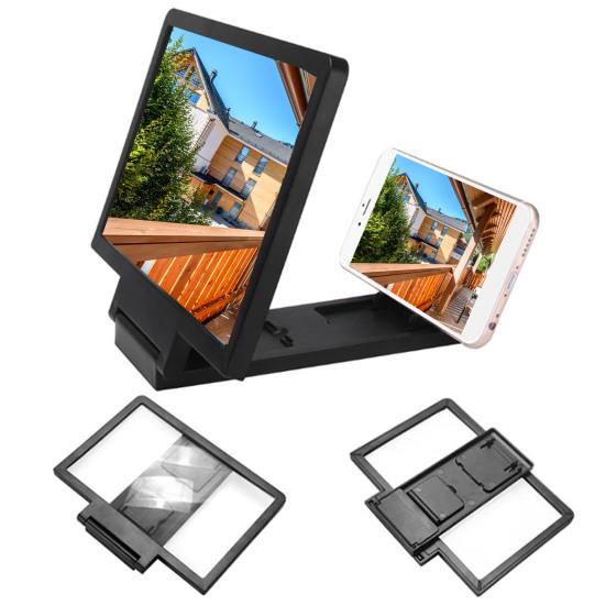 Phone Screen Magnifier Mobile Phone Holder Foldable Screen Display Amplifier Eye Protection Phone Screen Expander for Movies Gaming