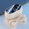 Open Ear Clip Air Conduction Wireless Earbuds Bluetooth 5.3 LED Power Display 50H Play Sports Headphones