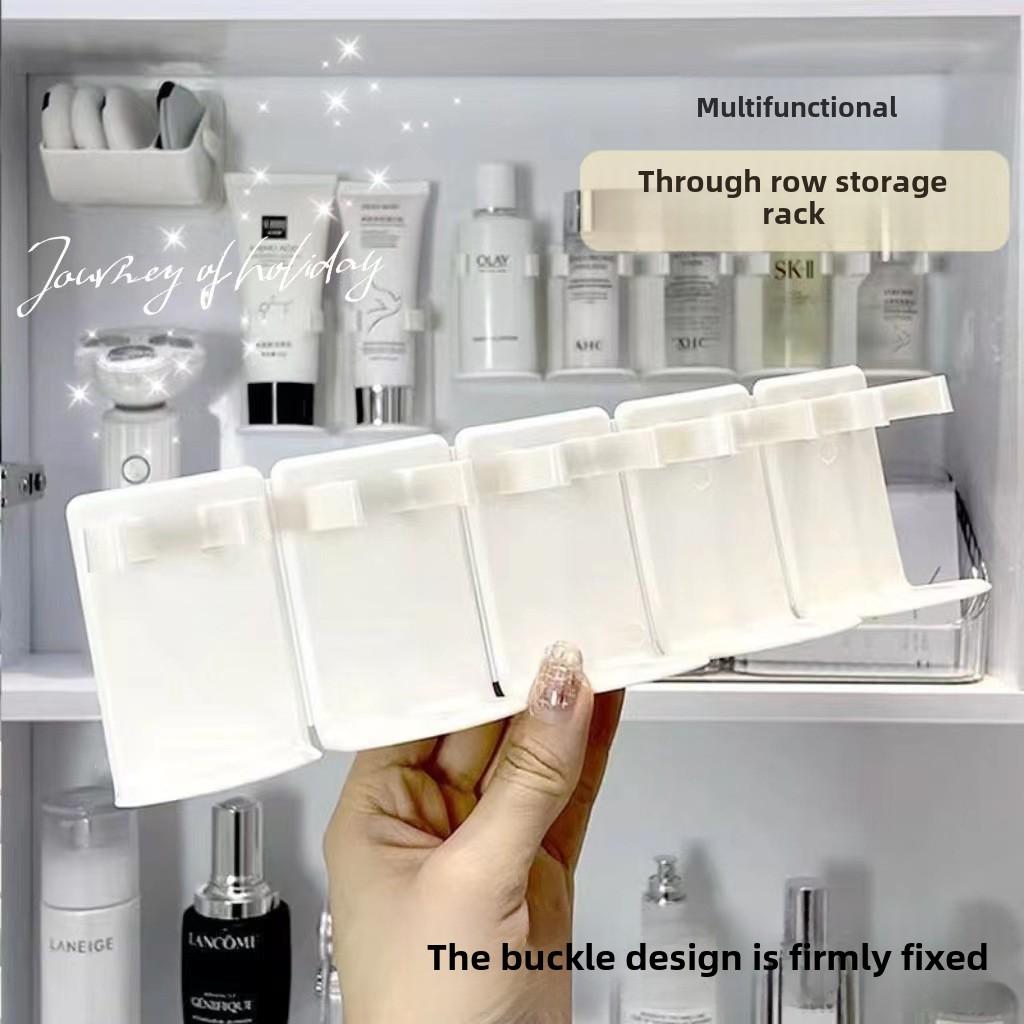 Mensola adesiva per organizer da parete per bagno, per articoli da toeletta, cosmetici, accessori per la doccia