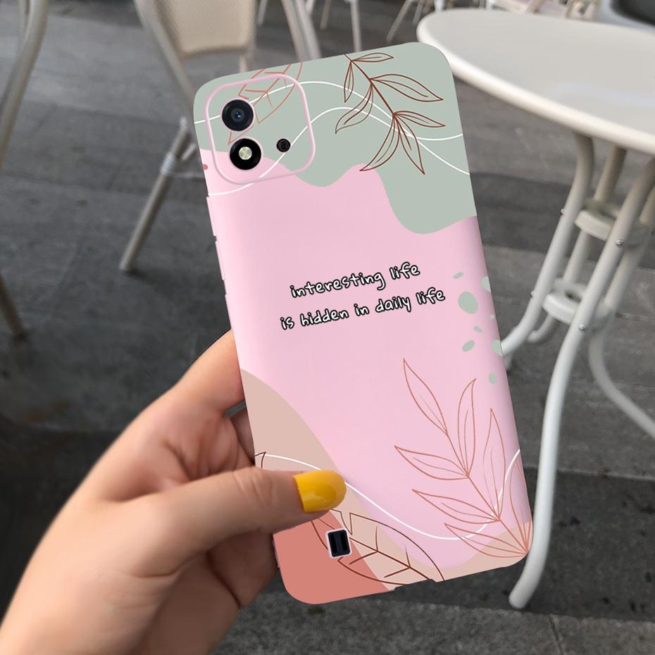Lovely Pattern Phone Case For Realme C11 2021 C 11 2020 RMX2185 Macaroon Silicone Soft Cases Cover For Realme C11 (2021) RMX3231