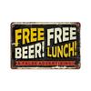 Vintage Metal Tin Sign Spam Hot Dogs Retro Wall Art for Man Cave Bar Decor
