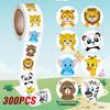 100-500pcs Reward Encouraging Graphic Stationery Animal Sticker Kindergarten School Students Child Teacher Cartoon Cute Sticker