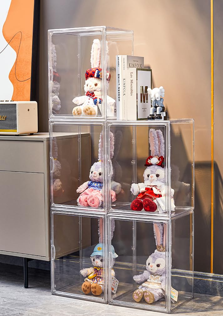 Gorocking Figure Transparent Storage Collection Display Large Small Item Clear Case Case, Case, Case, Case, 27x18x22cm/36x22x27cm/40x25x30cm,