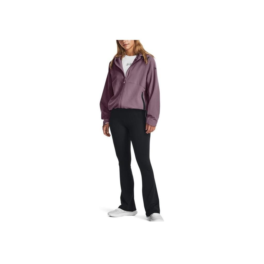 Under Armour Solid Color Hooded Training Jacket Women Jackets Purple 1379765-500