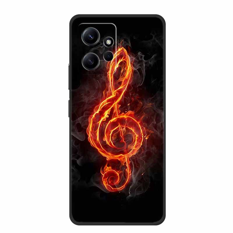 Für Xiaomi Redmi Note 12 4G Hülle Tiere Weiches Silikon TPU Handyhüllen Rückseite für Redmi Note12 4G Mode 23021RAA2Y Fundas