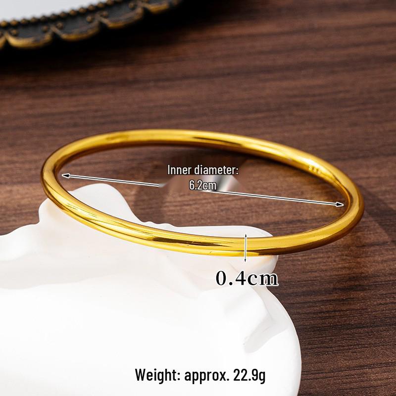 Vietnamese Gold Heritage Lotus Bracelet for Women: Long-Lasting, Ancient Chinese Style, Colorfast Simulation