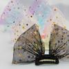 DIY Sequin Tulle Hair Bows Handmade Materials Fancy Color Romantic Decoration