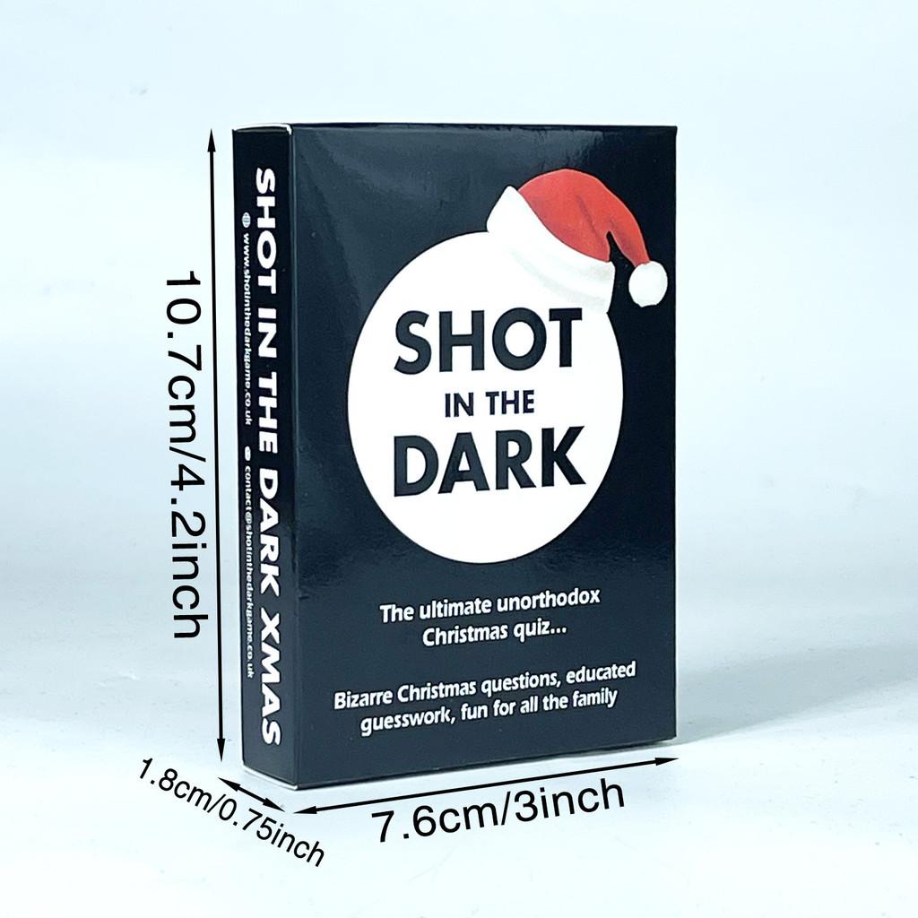 

Shotinthedark Нетрадиційна карткова гра на знання для стосунків та соціальних зібрань StyleB