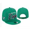 Adjustable Flat Brim Baseball Cap Men Women Streetwear Floral Embroidered Nylon Hat
