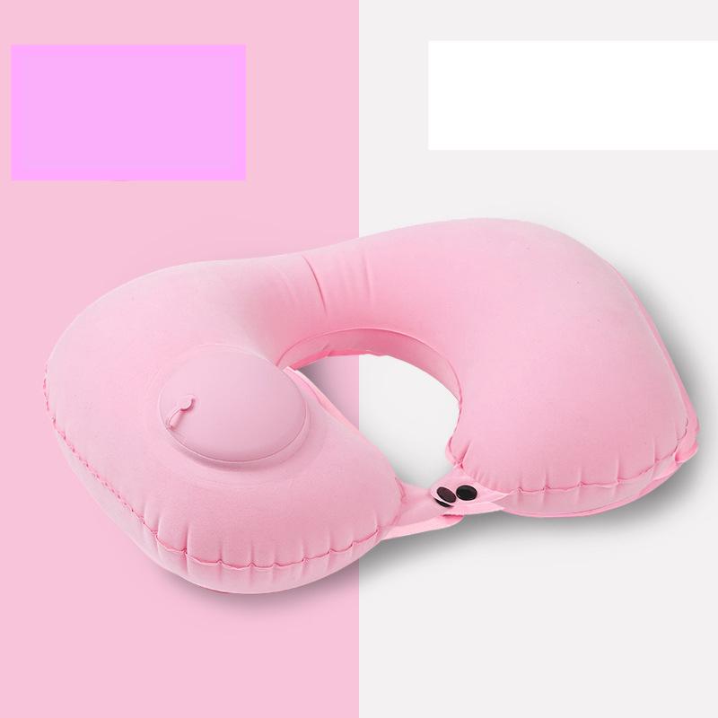 Inflatable Pillow Travel TPU Pressed Inflatable U-shaped Pillow Outdoor Travel Portable Storage Neck Pillow Travel Sambo