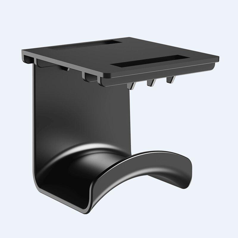 2 Pezzi Supporto Universale per Cuffie in Plastica Sotto Scrivania Gancio Adesivo a Parete Rastrelliera Porta Cuffie per Auricolari da Gaming