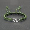 Handmade Adjustable Rope Bracelet Heart Bracelet Unisex Couple Gift