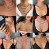 17 km Stylové Stylové Asymetrické Zámek Náhrdelníky Twist Zlatá Barva Tón Barvy Robustní Tlustý Dámský Zámek Choker Řetěz Náhrdelníky Sběr Sběr