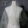 100*160cm Gradient Iridescent Hollow Lace Fabric Texture Soft Yarn Fabric For DIY Dress Wedding Stage Clothing Background Decor
