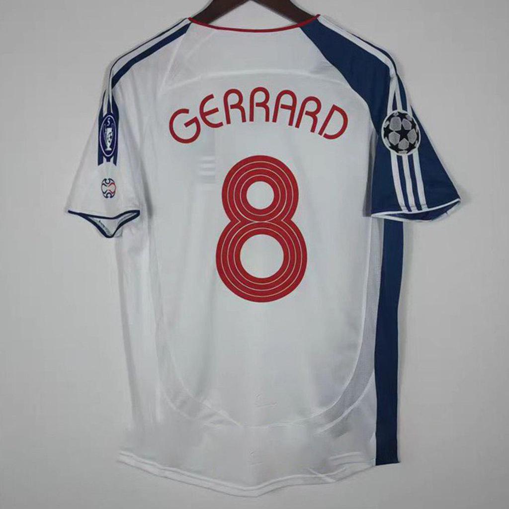 Arsenal '05-'06, Liverpool '06-'07 & AC Mailand Kaka, Henry & Gerrard Retro Trikot Kurzarm