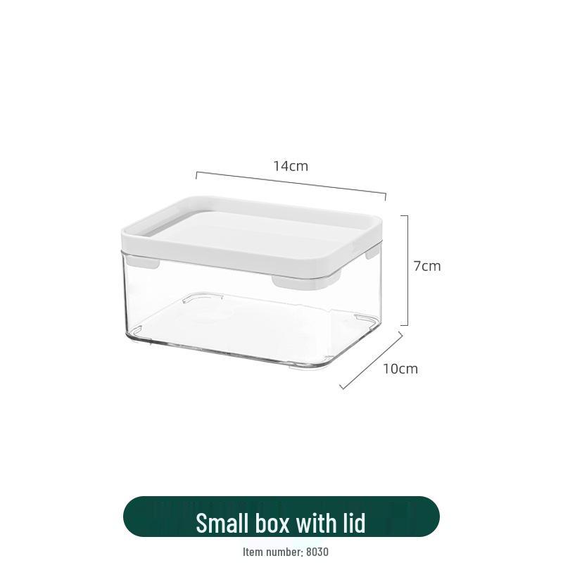 Clear Acrylic Jewelry and Cosmetics Storage Box with Lid