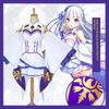 Re:Zero - Starting Life In Another World Emilia Cosplay Costume for Women Anime Cosplay Outfit