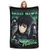 Super Soft Slayers Kimetsu Yaiba Manga Throw Blanket Premium Fleece Lightweight Bed Blanket Cozy Plush Blankets All Season Use