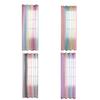 Sheer Curtain Modern Thin Breathable Screening Solid Door Window Home Decor