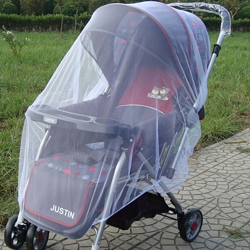 Breathable Stroller Mosquito Net, Silk Mesh Baby Buggy Cover, Universal Insect Screen Protector, Safety Gift for New Parents