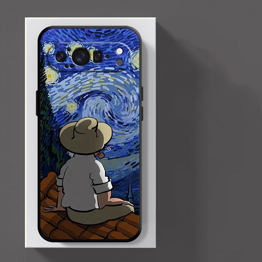 Pouzdro pro Google Pixel 10A 10 9 Pro XL 9a 8a 6a 7a 6 7 8 Pro Kryt na telefon Van Gogh Hvězdná noc