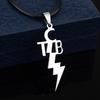 TCB Metal Pendant Necklace Jewelry Gift for Man