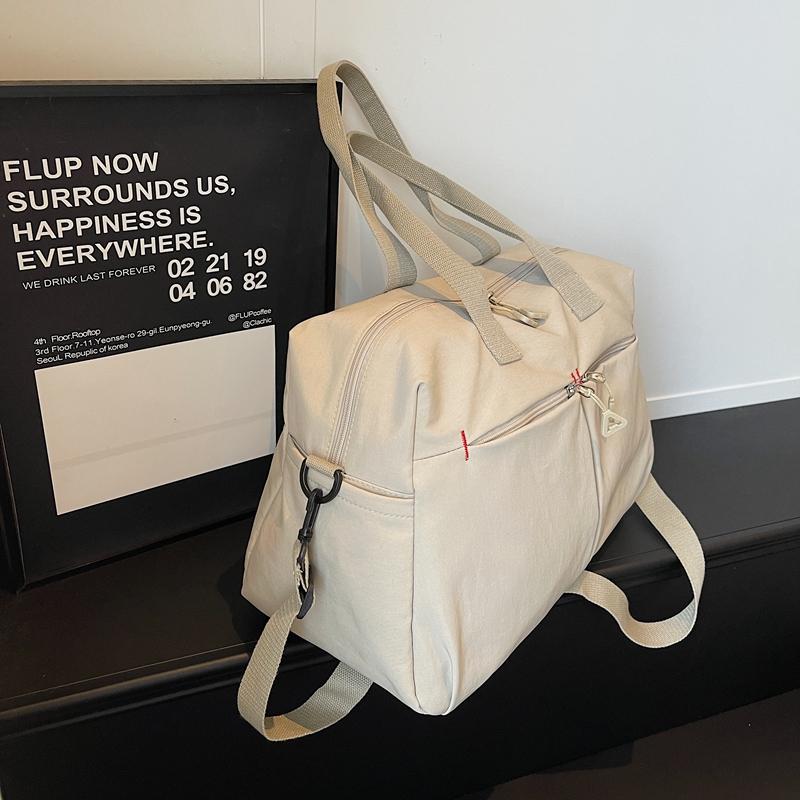 Large Capacity Fitness Bag Multi-Pocket Commuter Shoulder Crossbody Bag Short Travel Duffel Bag