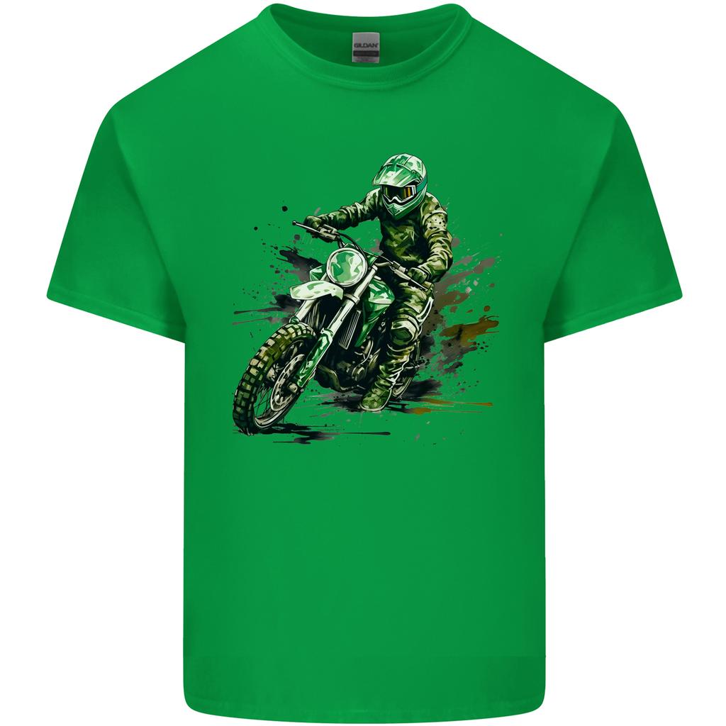 Graffiti Motorcross MotoX Motorbike Biker Unisexs Light Cotton TShirt