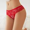 Women Crotchless Thongs Panties Plus Size Female Underwear See Through Transparent Ladies Panties Women's Intimates Sexy Brief