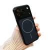 iPhone 17 Pro Max Electroplated Magnetic Case with Integrated Button Cover