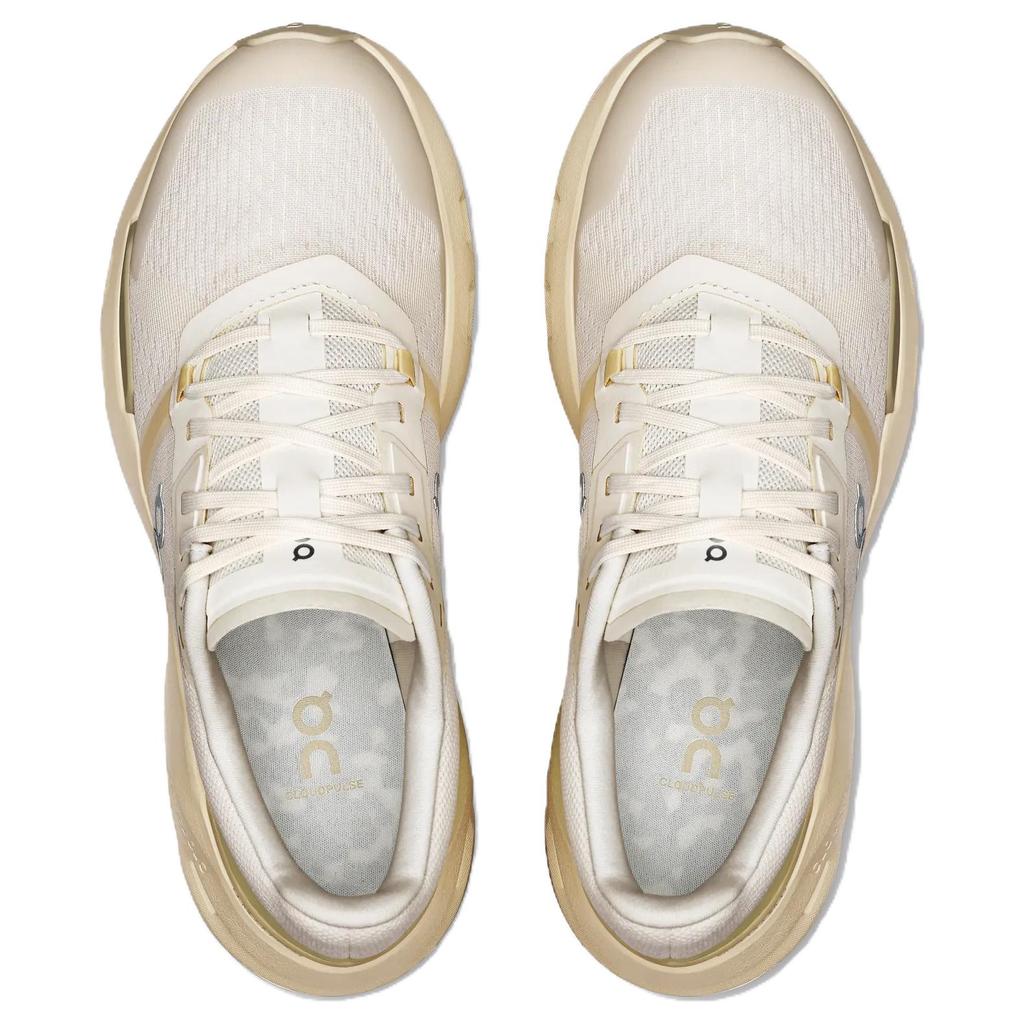 On Cloudpulse Abrasion Resistant Low Top Training Shoes Women's Ecru Sneakers 3WD30063575