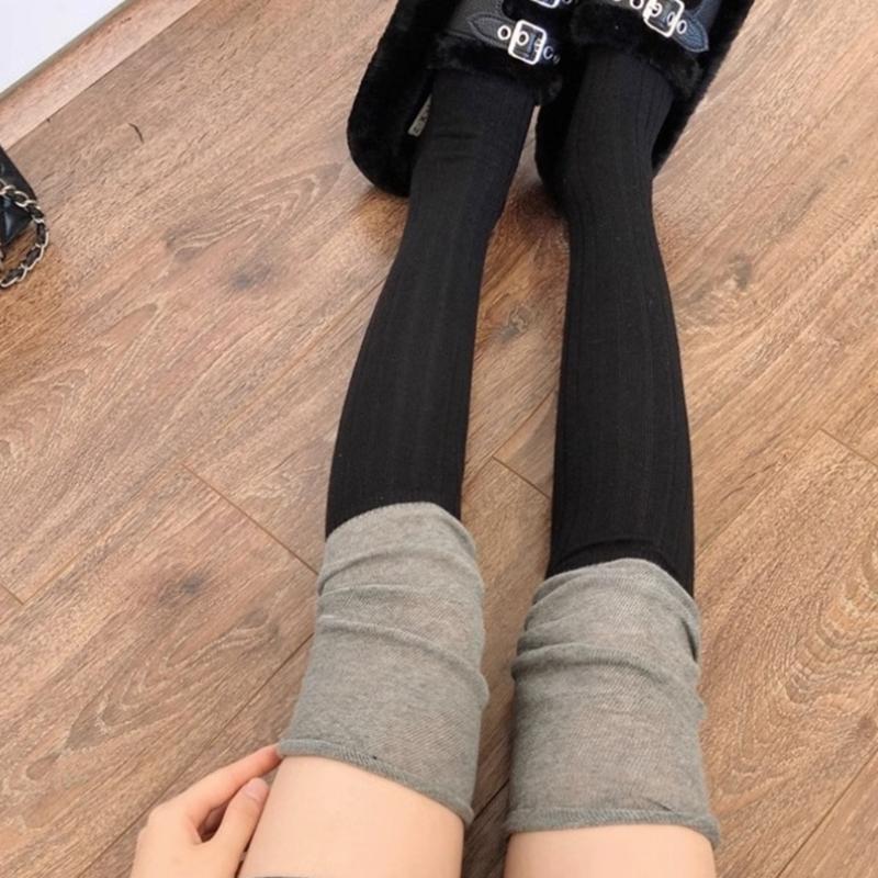 1 Pair Ruffle Thigh High Socks Tube Frilly Socks Long Tube Socks for Girl Over Knee Stockings Princess Style Dress Socks