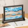 Moving Sand Picture Widely Applied Mountain Pattern Liquid Durable Stable Display Art for Bed Room