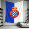 RCD Espanyol Wall Tapestry Aesthetic Wall Hanging Printed Fabric Blanket Decorative Tapestries for Bedroom Living Room Home Decor
